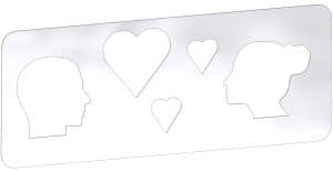 Laser cut screen